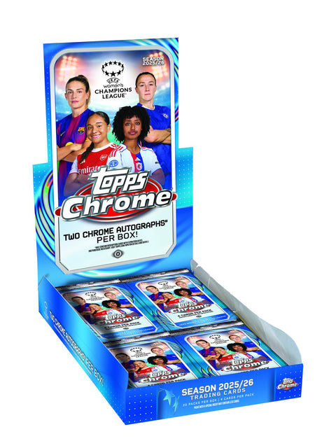 2025/26 Topps Chrome Women's UEFA Champions League Soccer Hobby