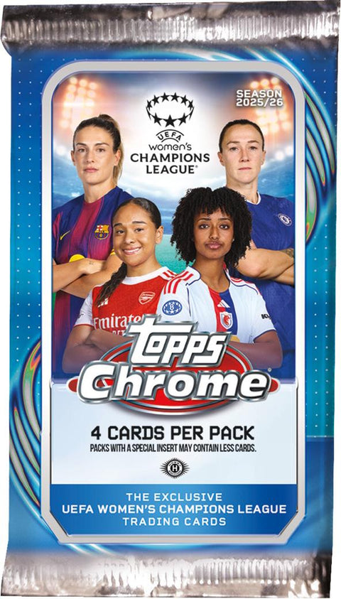 2025/26 Topps Chrome Women's UEFA Champions League Soccer Hobby