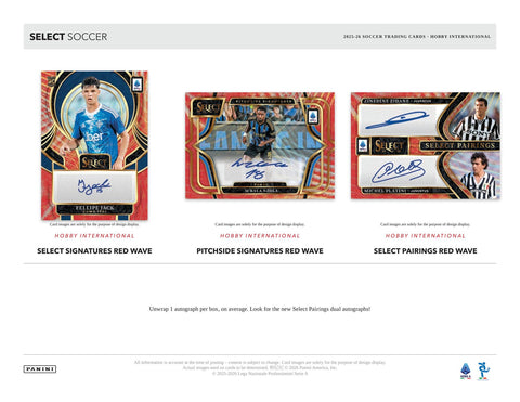 2025/26 Panini Select Serie A Soccer Hobby International
