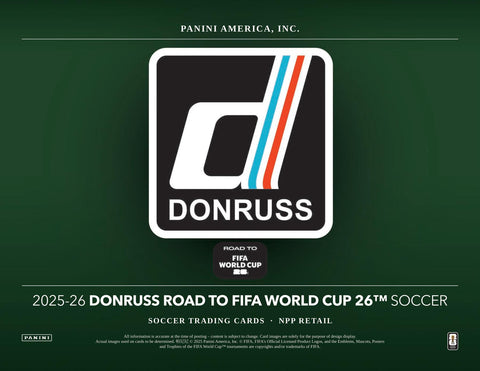 2025/26 Panini Donruss Road to FIFA World Cup Soccer Jumbo Value