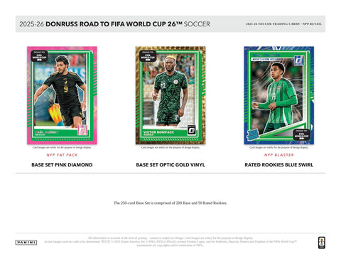2025/26 Panini Donruss Road to FIFA World Cup Soccer Blaster