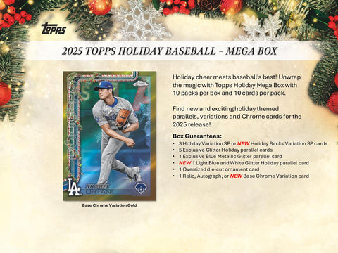 2025 Topps Holiday Baseball Mega