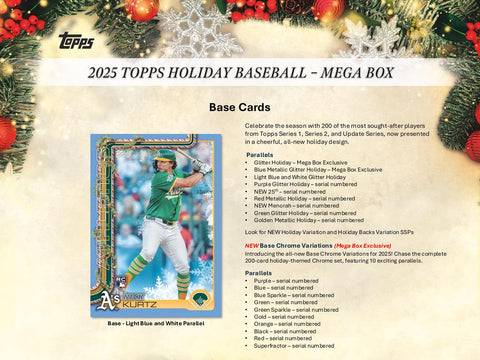 2025 Topps Holiday Baseball Mega