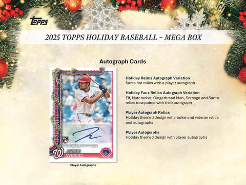 2025 Topps Holiday Baseball Mega