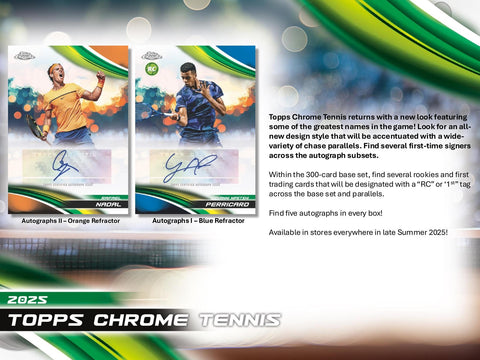 2025 Topps Chrome Tennis Breakers Delight