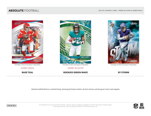 2025 Panini Absolute Football Hobby Mega