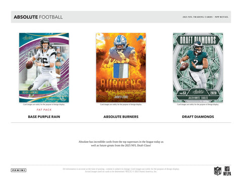 2025 Panini Absolute Football 6-Pack Blaster