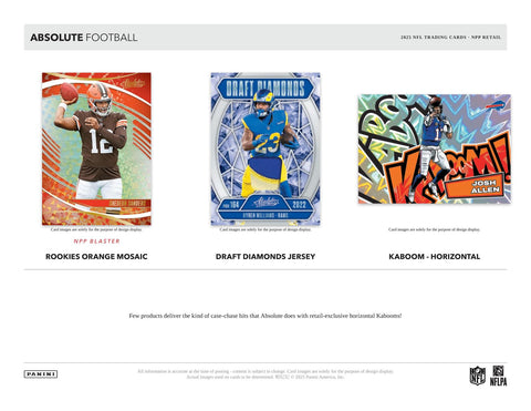 2025 Panini Absolute Football 24-Pack Retail