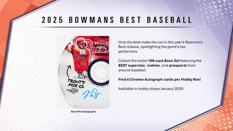 2025 Bowman's Best Baseball Hobby