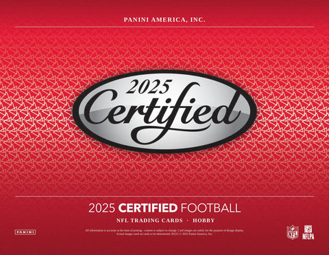2025 Panini Certified Football Hobby