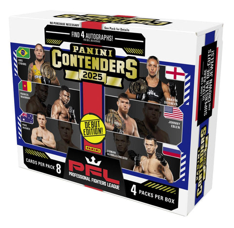 2025 Panini Contenders Professional Fighters League PFL Hobby