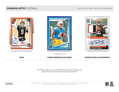 2025 Panini Donruss Optic Football Hobby Mega