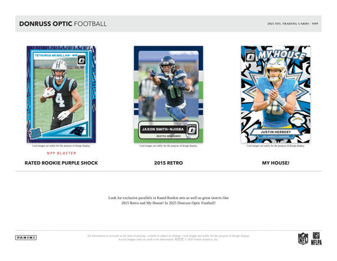 2025 Panini Donruss Optic Football 6-Pack Blaster (Purple Shock Parallels!)