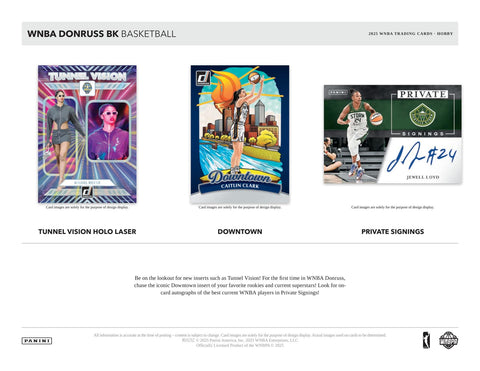 2025 Panini Donruss WNBA Basketball Hobby
