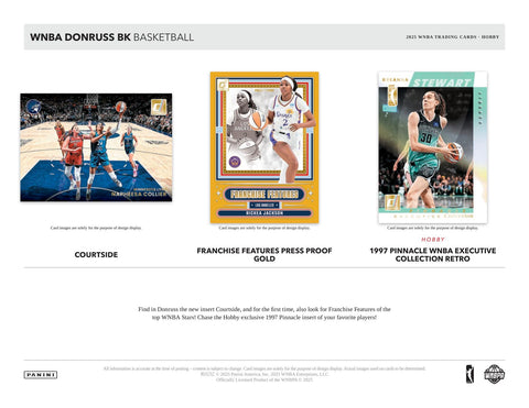 2025 Panini Donruss WNBA Basketball Hobby