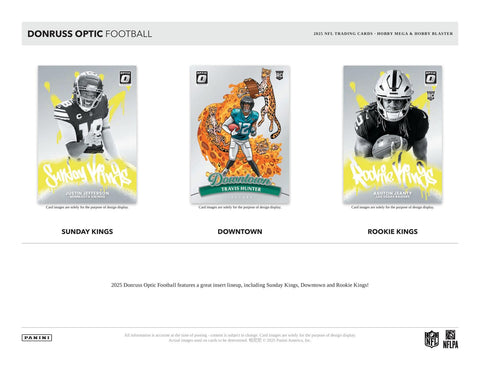 2025 Panini Donruss Optic Football 6-Pack Hobby Blaster (Blue Scope Parallels!)