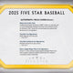 2025 Topps Five Star Baseball Hobby