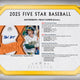 2025 Topps Five Star Baseball Hobby