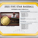 2025 Topps Five Star Baseball Hobby
