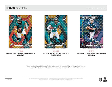 2025 Panini Mosaic Football Choice
