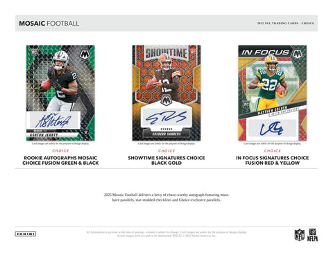 2025 Panini Mosaic Football Choice