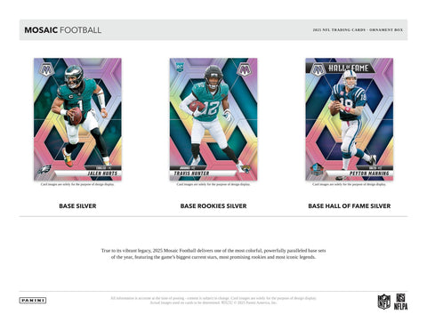 2025 Panini Mosaic Football Ornament