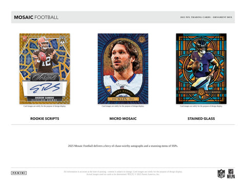 2025 Panini Mosaic Football Ornament