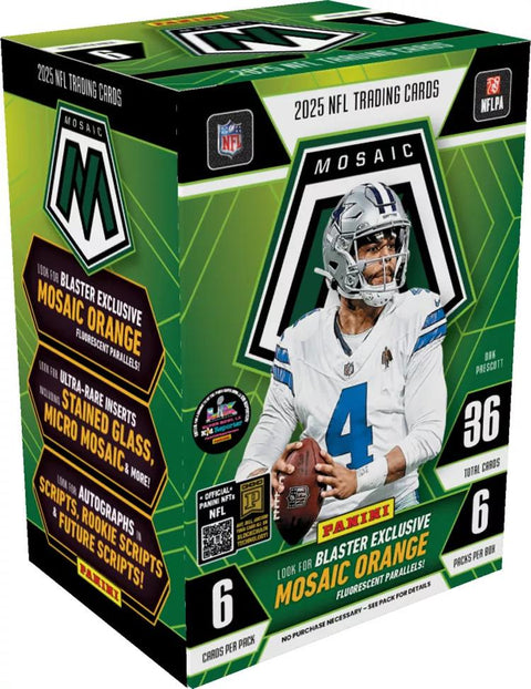 2025 Panini Mosaic Football 6-Pack Blaster