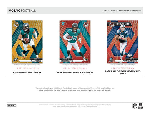 2025 Panini Mosaic Football International Hobby