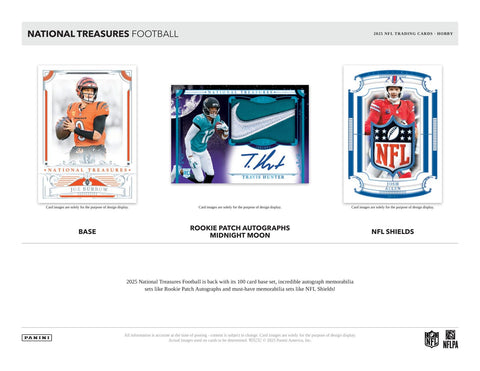 2025 Panini National Treasures Football Hobby