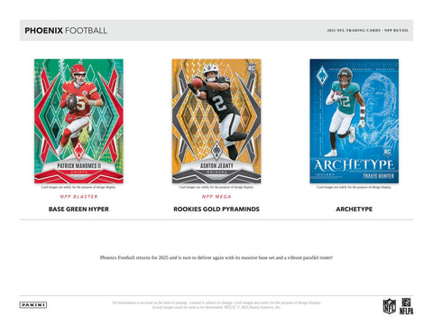 2025 Panini Phoenix Football 6-Pack Blaster