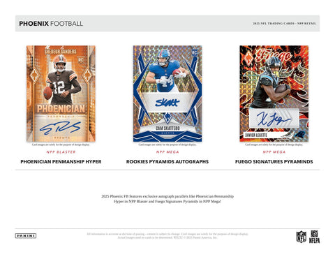 2025 Panini Phoenix Football 6-Pack Blaster