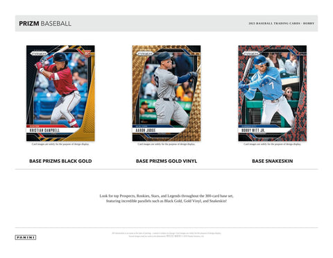 2025 Panini Prizm Baseball Hobby