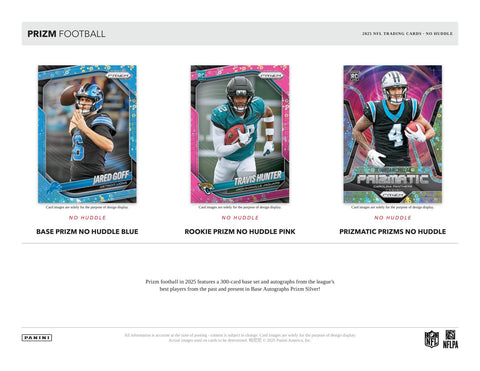 2025 Panini Prizm Football No Huddle