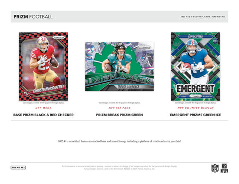 2025 Panini Prizm Football Mega (Green Pulsar Prizms)