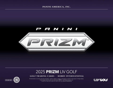 2025 Panini Prizm LIV Golf International Hobby