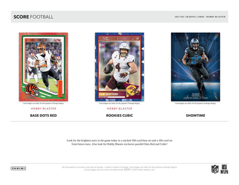 2025 Panini Score Football 6-Pack Hobby Blaster