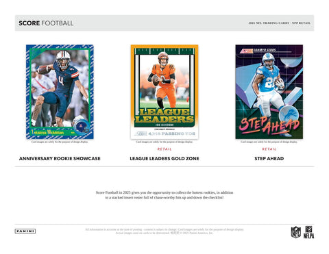 2025 Panini Score Football Retail 24-Pack