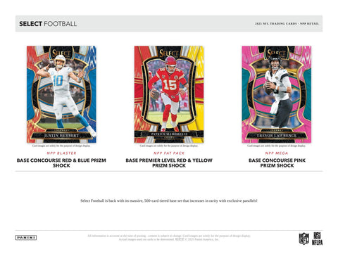 2025 Panini Select Football 6-Pack Blaster