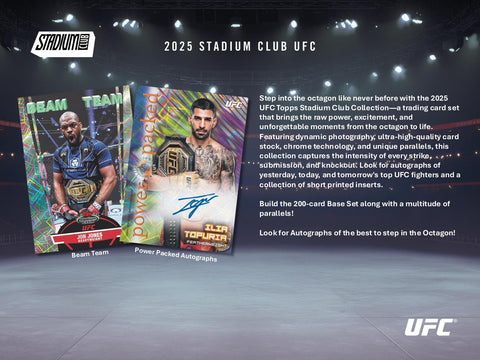 2025 Topps Stadium Club UFC 6-Pack Blaster