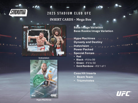 2025 Topps Stadium Club UFC Mega