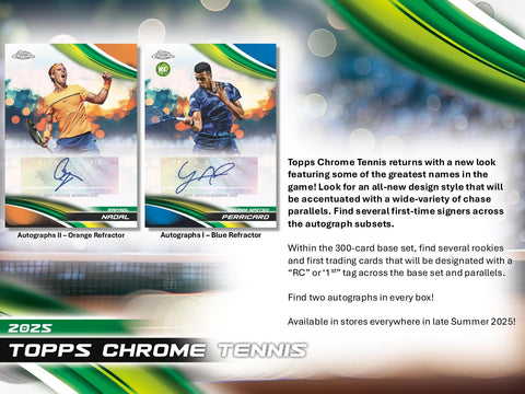 2025 Topps Chrome Tennis Hobby