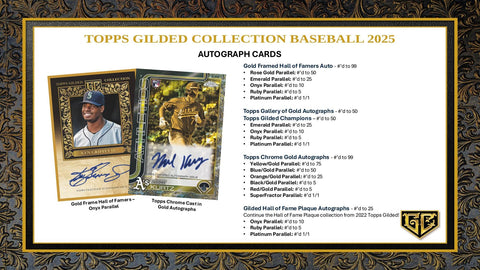 2025 Topps Gilded Collection Baseball Hobby