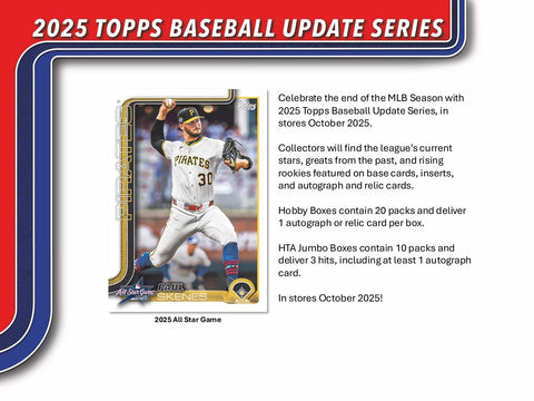 2025 Topps Update Series Baseball Hobby