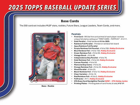 2025 Topps Update Series Baseball Hobby