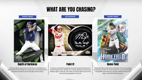 2026 Topps Chrome Black Baseball Hobby