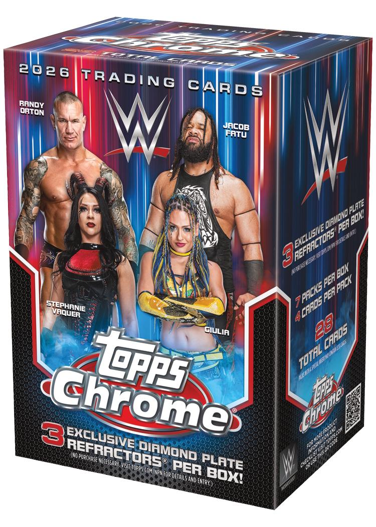2026 Topps Chrome WWE Wrestling Blaster