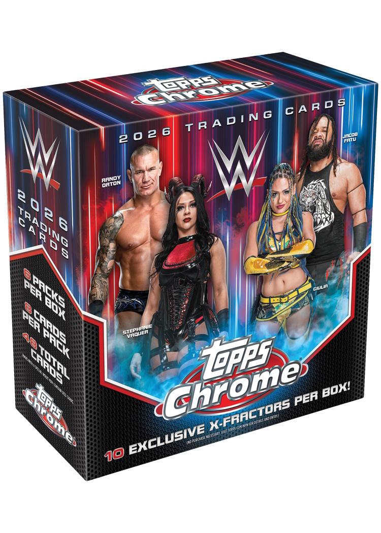 2026 Topps Chrome WWE Wrestling Mega