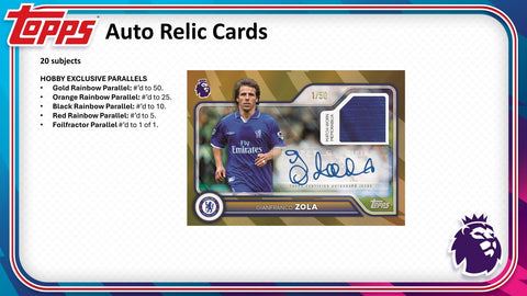 2026/27 Topps Premier League EPL Soccer Hobby (Presell)
