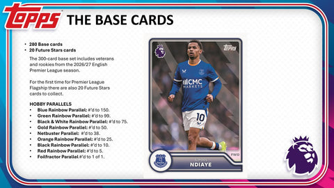 2026/27 Topps Premier League EPL Soccer Hobby (Presell)
